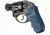 HOGUE Ruger LCR Enclosed Hammer Piranha Grip G10, G-Mascus Blue Lava 78638
