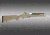 Hogue Ruger Mini 14/30 &amp; Ranch Rifle w/Post 180 Serial Numbers, Flat Dark Earth 78300