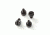 Hogue Ruger MK II Screws (4) Slot/Black 82008
