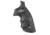 Hogue S&amp;W K&amp;L Frame Square Butt Grip, Finger Grooves, Smooth, G10 - G-Mascus, Black/Grey, 10167