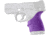 Hogue S&W M&P 45 Shield HandALL Beavertail Grip Sleeve, Purple, 18306