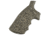Hogue S&amp;W N Frame Square Butt Grip, Finger Grooves, Piranha, G10 - G-Mascus, Green Lava, 29138
