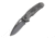 Hogue Sig K320 Tactical Folding Knife, 3.5in, Black Cerekote Finish, CPM-S30V, Drop Point, Gray Handle, Polyamide Nylon 12 Handle, 36372