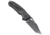 Hogue Sig K320A Automatic Folding Knife, 3.5in, CPM S30V Stainless, Tanto Blade, Black Cerakote, Black Polymer Handle, 36320