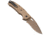 Hogue Sig K320A Automatic Folding Knife, 3.5in, CPM S30V Stainless, Drop Point Blade Partially Serrated, Coyote PVD, Coyote Tan Polymer Handle, 36333