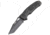 Hogue Sig K320A Automatic Folding Knife, 3.5in, CPM S30V Stainless, Tanto Blade, Black Cerakote, Black Polymer Handle, 36320
