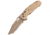 Hogue Sig K320A Automatic Folding Knife, 3.5in, CPM S30V Stainless, Tanto Blade Partially Serrated, Coyote PVD, Coyote Tan Polymer Handle, 36323