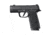 Hogue SIG P365XMACRO RUBR ADH GRIP GRAIN BLK, 18760