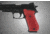 Hogue Sig Sauer P220 Handgun Grip Sao American Checkered Aluminum Matte Red Anodized 21152 1h Gu 21152