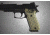 Hogue SIG Sauer P220 SAO American Piranha Grip G-10 - G-Mascus Green 21128