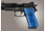 Hogue SIG Sauer P220 SAO American Tribal Aluminum - Blue Anodized 21103