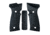 Hogue Sig Sauer P320 AXG, Palmswell Panels, Inverse Checkered, G10, Solid Black, 48159