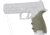 Hogue SIG Sauer P320 Full Size HandALL Beavertail Grip Sleeve, OD Green, 17601