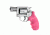 Hogue Smith &amp; Wesson Laser Enhanced Grip, Green Laser, Round Butt Rubber Monogrip, J Frame, Pink, 60987