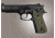 Hogue Taurus PT-99 PT-92 PT-100 PT-101 With Decocker Checkered G-10 - G-Mascus OD Green Camo 99178