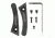 Hogue Torx Screw and Clip Kit for X5 3.5in or 4in Folder Knife, Right Hand and Left Hand Clip Included, Black 34580