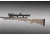 Hogue Win M 70 Short Action Wsm 1 Piece Floor Plate Wfull Length Bed Blk Ghillie Tan 07962
