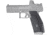 Hogue Wrapter Rubber 9mm Adhesive Pistol Grip, CZ P10 F, Black/Grain Texture, 17820