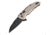 Hogue X1-Microflip Folding Knife, 2.75 in, Wharncliffe Blade, Black Finish Alum Frame, Matte Flat Dark Earth, 24167
