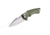 Hogue X5 Automatic Folding Knife, 4.0in, CPM 154 Stainless Steel, Spear Point Blade, Stone Tumbled, OD Green Aluminum Handle, 34551