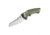 X5 4" Folder CPM154 Wharncliffe Blade Tumbled Finish - OD Green Aluminum Frame