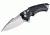 Hogue X5 Folding Knife, Aluminum / Black, 4 in, 34550