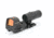 Holosun HS510C Open Reflex Circle Dot Sight w/HM3X Magnifier Combo, Black, HS510C &amp; HM3X COMBO