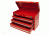 Homak 20in 3 Drawer Friction Toolbox, Red RD00203200