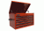Homak 27in Professional Extended Top Chest w/ 9 Drawers, Red RD02027901