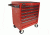 Homak 27in Professional Rolling Cabinet w/ 6 Drawers, Red RD04062601