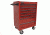 Homak 27in Professional Rolling Cabinet w/ 7 Drawers, Red RD04072601