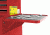 Homak 27in Professional Side Folding Shelf - Red RD08032601