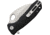 Honey Badger Knives Claw Linerlock Folding Knife, 3" satin finish D2 tool steel blade, Black textured GRN handle, HB1115