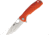 Honey Badger Knives Medium Linerlock Folding Knife, 3.13 satin finish D2 tool steel drop point blade, Orange textured GRN handle, HB1060