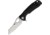 Honey Badger Knives Warncleaver Linerlock Folding Knife, 3.13 satin finish 8Cr13MoV stainless blade, Black textured GRN handle, HB1038