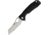 Honey Badger Knives Warncleaver Linerlock Folding Knife, 3.63 satin finish D2 tool steel blade, Black textured GRN handle, HB1104