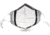 Honeywell Dual Layer Face Cover with 8 Replaceable Filters, Light Gray, RWS-50107