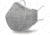 Honeywell Dual Layer Face Cover with 8 Replaceable Filters, Light Gray, RWS-50107