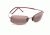 Maui Jim Honolua Bay Sunglasses w/ Burgundy Frame and Maui Rose Lenses - R516-07, Quarter View