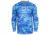Hook &amp; Tackle Fractal Camo Waves UV Fishing Shirt 8-20, C013975L-600-L