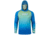 Hook &amp; Tackle Mens Mahi Camo UV Fishing Hoodie Mask L/S, M01301HM-225-2XL