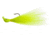 Hookup Inshore Premium Bucktail Jig, 1/2 oz, Chartreuse 4/0 VMC Perma Steel Hook, 116-02