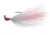 Hookup Inshore Premium Bucktail Jig, 1/2 oz, Red/White 4/0 VMC Perma Steel Hook, 116-09