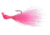 Hookup Inshore Premium Bucktail Jig, 1/4 oz, Pink, 2/0 VMC Perma Steel Hook, 112-06