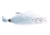 Hookup Inshore Premium Bucktail Jig, 3/8 oz, White/Griz 4/0 VMC Perma Steel Hook, 115-10