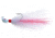 Hookup Inshore Premium Bucktail Jig, 3/8 oz White/Red/White, 4/0 VMC Perma Steel Hook, 115-03