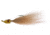 Hookup Weedless Bucktail Jig 1/4 oz, Tan, 1/0 Mustad Forged Duratin Hook, 113-04