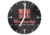 Hornady H Clock, 18in Diametr, Black/Red, 99146