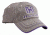 Hornady Ladies Logo Cotton Cap,Gray/Purple 99304