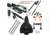 Horton Archery Storm RDX Premium Crossbow Package w/3x Pro-View 2 Scope,ACUdraw,165lb Draw Weight, Mossy Oak Treestand Camo, NH15001-7522 W/ Vanguard Veo Shooting Stick
